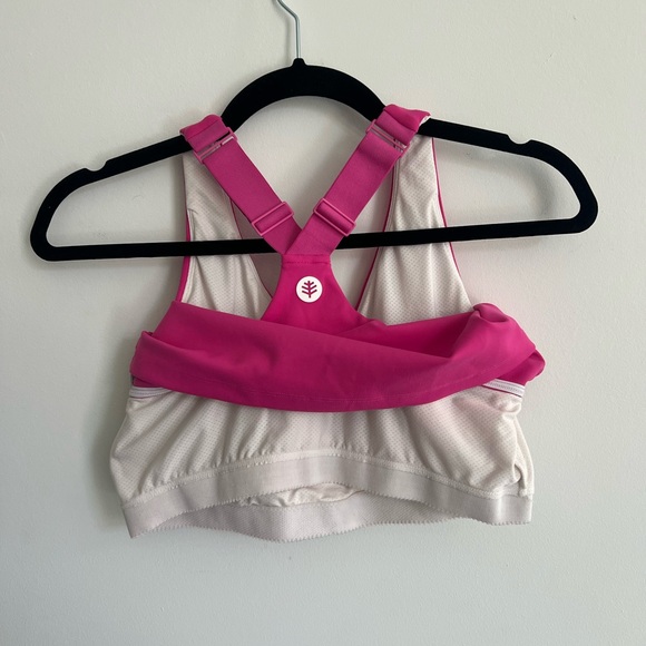 Coolibar Vibrant Pink Activewear Top - Picture 4 of 5